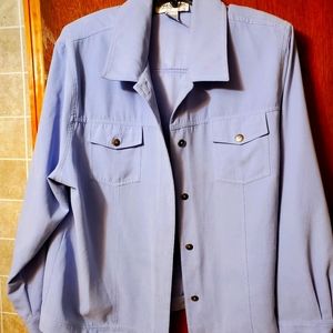 Draper's & Damon's XL periwinkle dress jacket